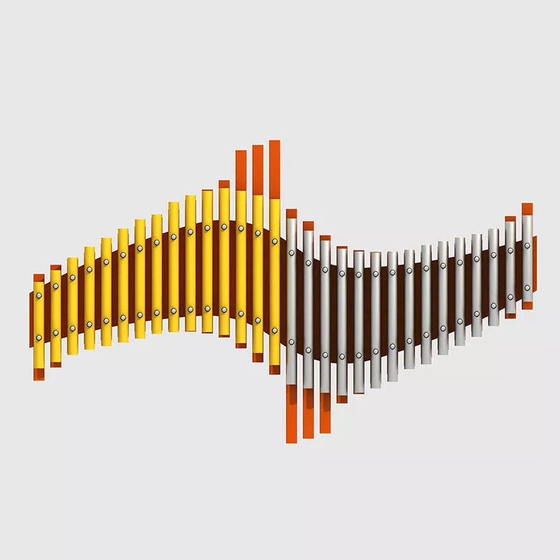 アルミニウム合金の遊び場ハンドパイプ屋外楽器